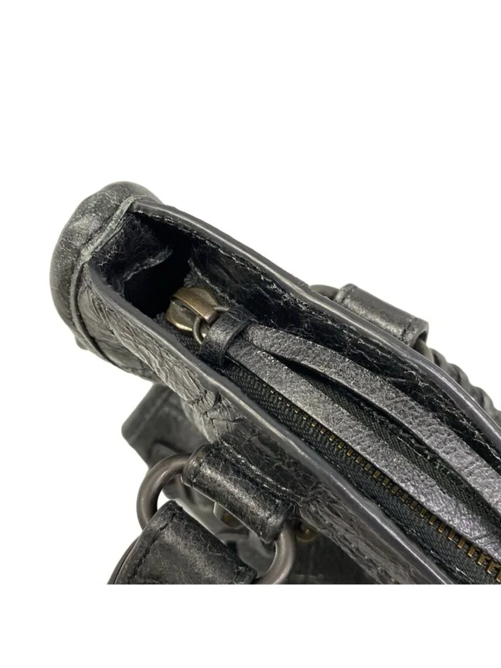 Balenciaga Handbag Le City Mini Black Leather